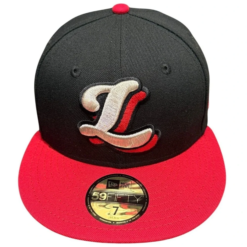 Lansing Lugnuts MiLB Baseball New Era 59FIFTY Fitted Hat‎ Cap Size 7 New